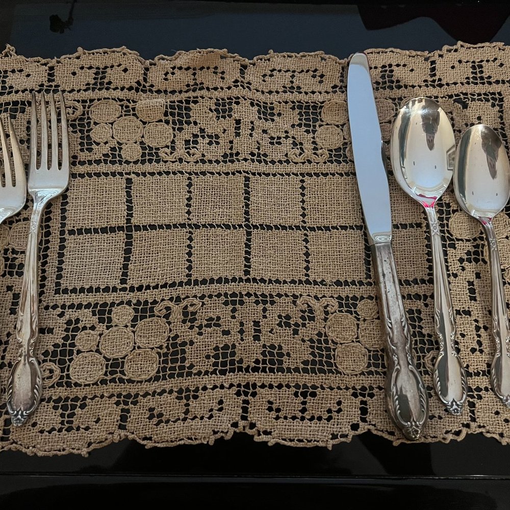 Vintage Rogers Bros. Silver-Plated Flatware/Rare Hostess Set